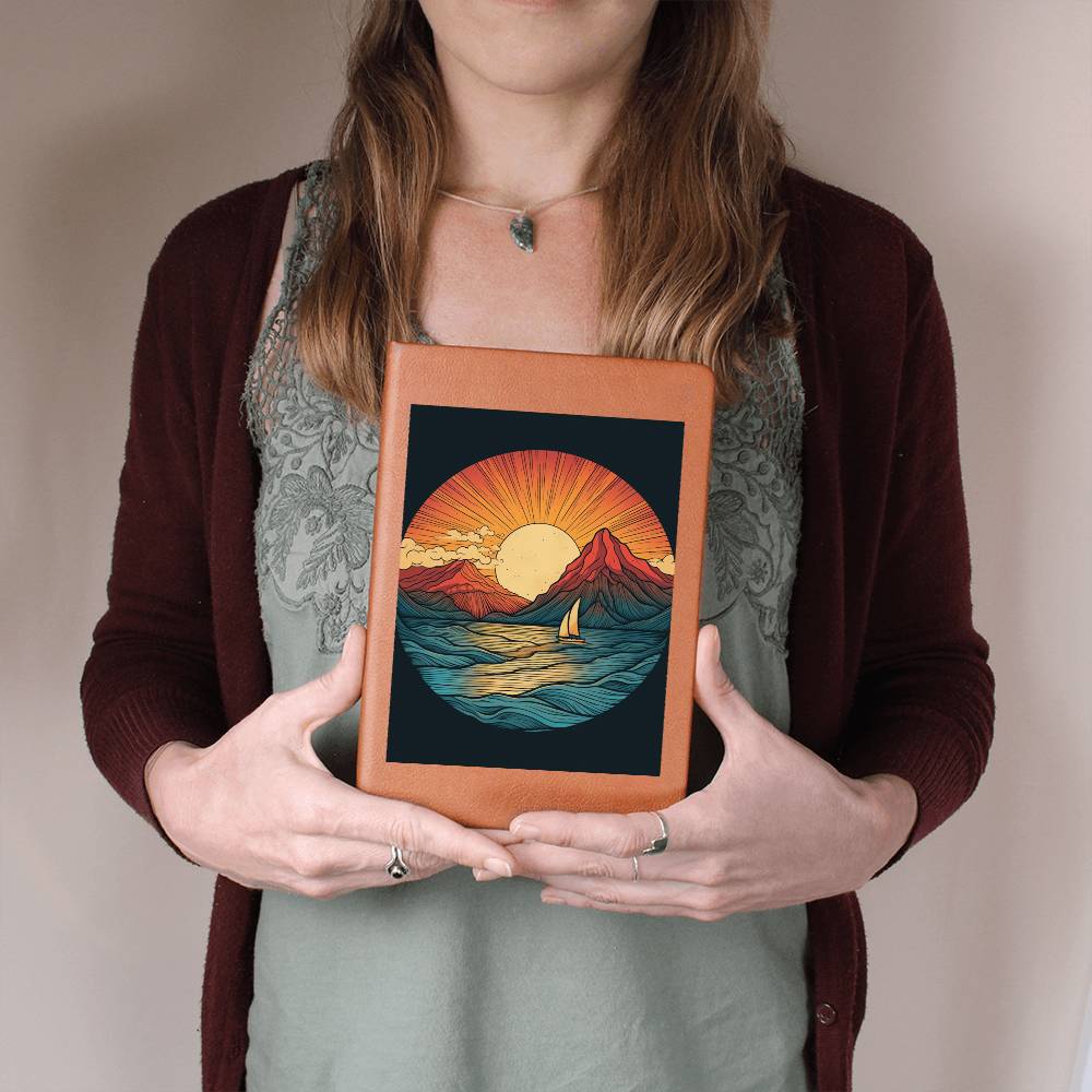 Minimalist BOHO Art 085 - Vegan Leather Journal