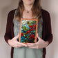 Christmas Stained Glass Design 033 - Vegan Leather Journal