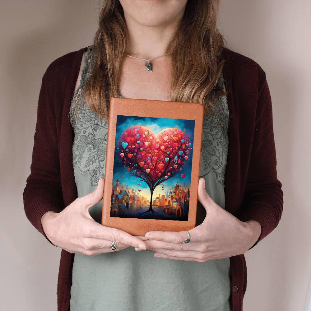 Valentine's Day Art 125 - Vegan Leather Journal