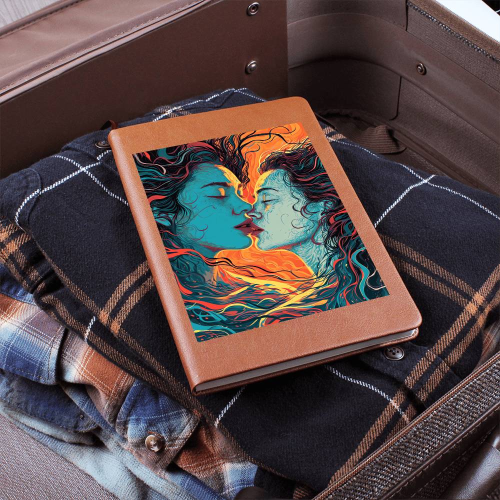 Valentine's Day Art 207 - Vegan Leather Journal