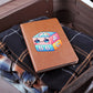 Cute Back to School Sticker 100 - Vegan Leather Journal