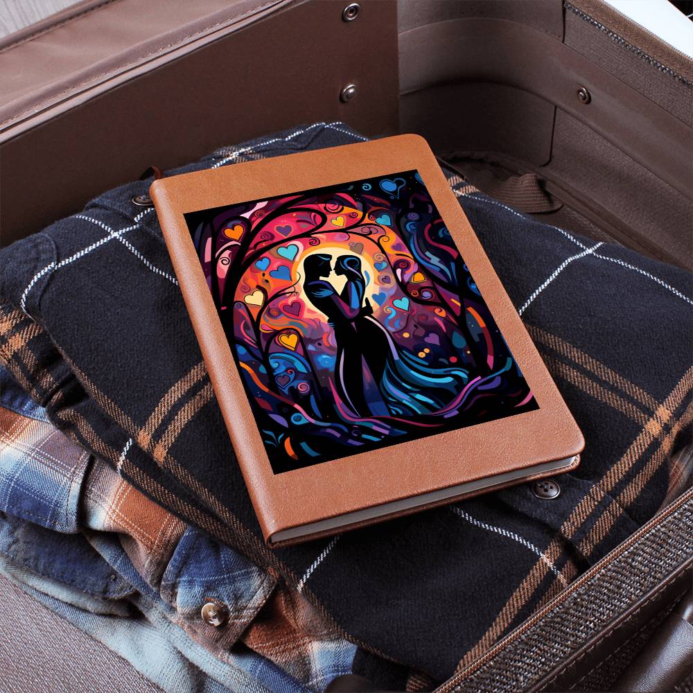 Valentine's Day Art 337 - Vegan Leather Journal