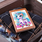 Cute Unicorn 037 - Vegan Leather Journal