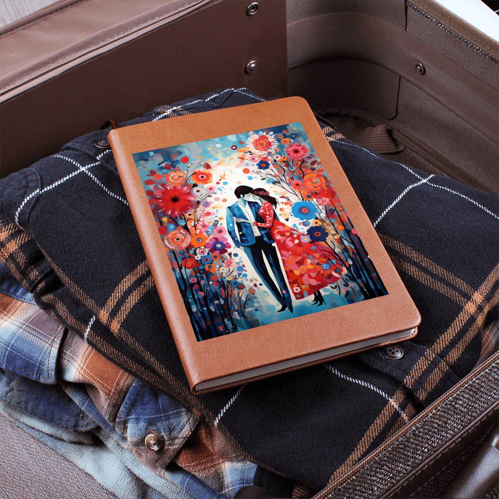 Valentine's Day Art 053 - Vegan Leather Journal