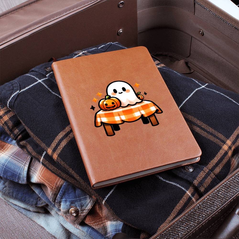 Cute Halloween Sticker 115 - Vegan Leather Journal