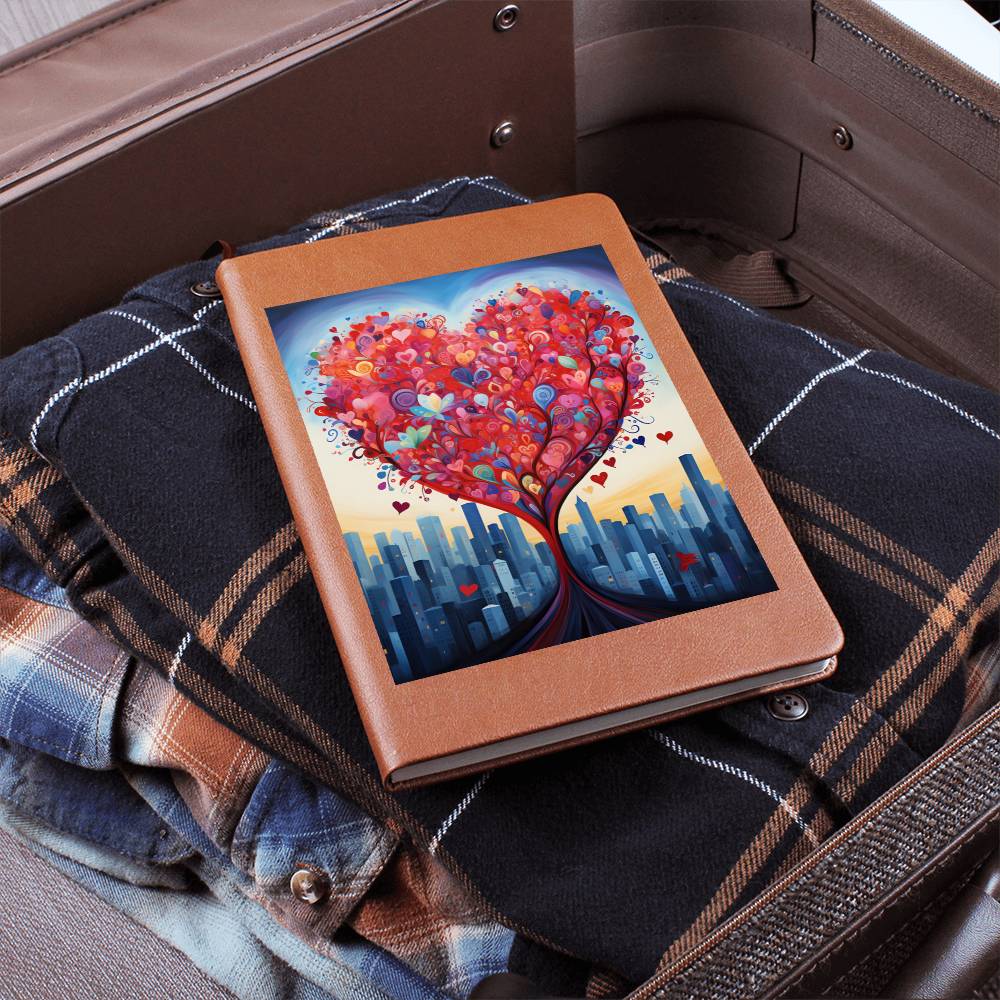 Valentine's Day Art 246 - Vegan Leather Journal