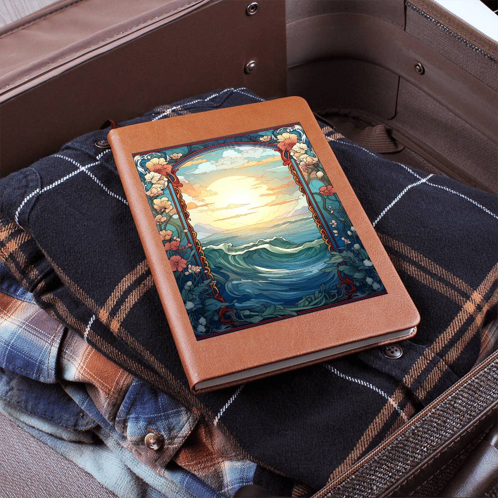 Minimalist BOHO Art 062 - Vegan Leather Journal