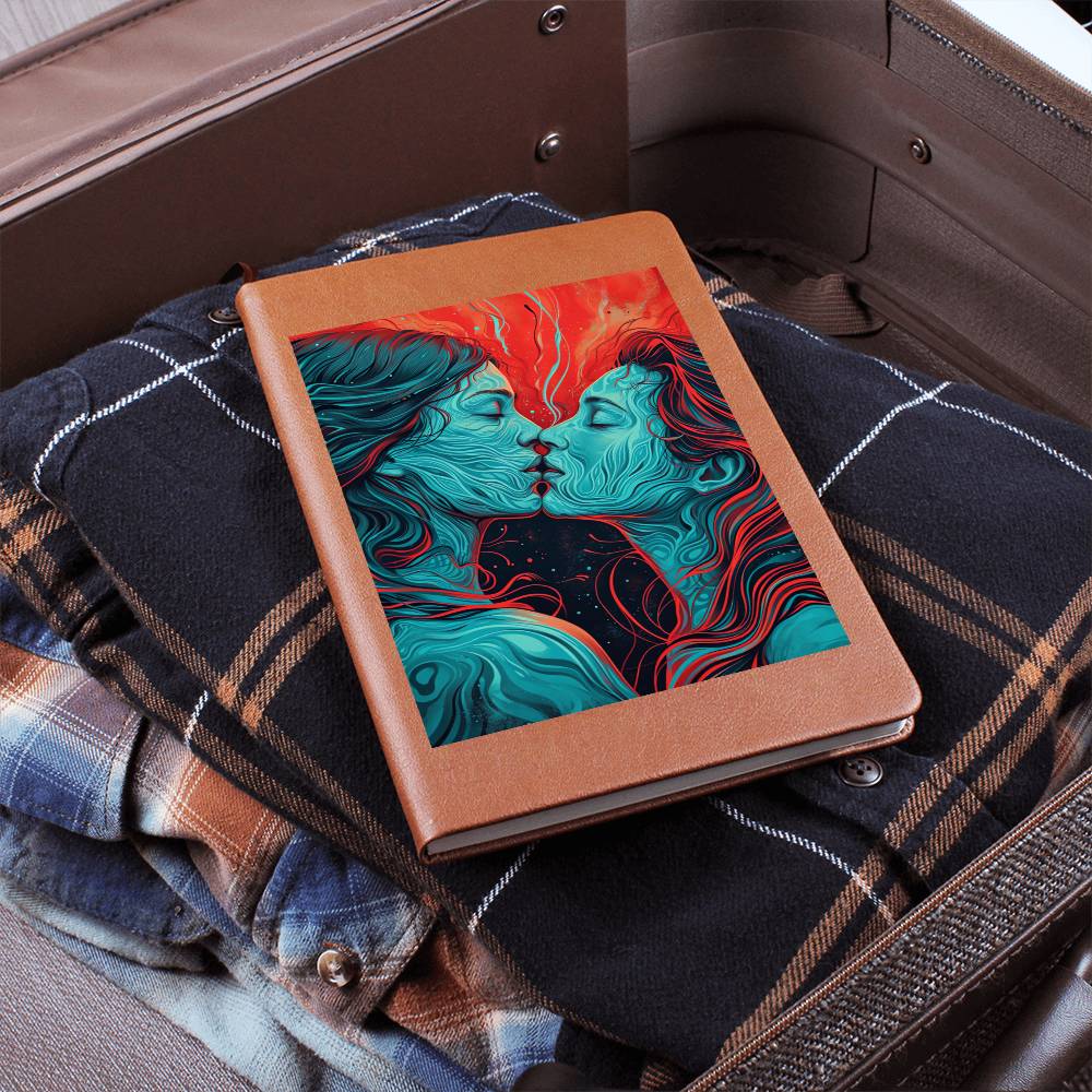Valentine's Day Art 067 - Vegan Leather Journal
