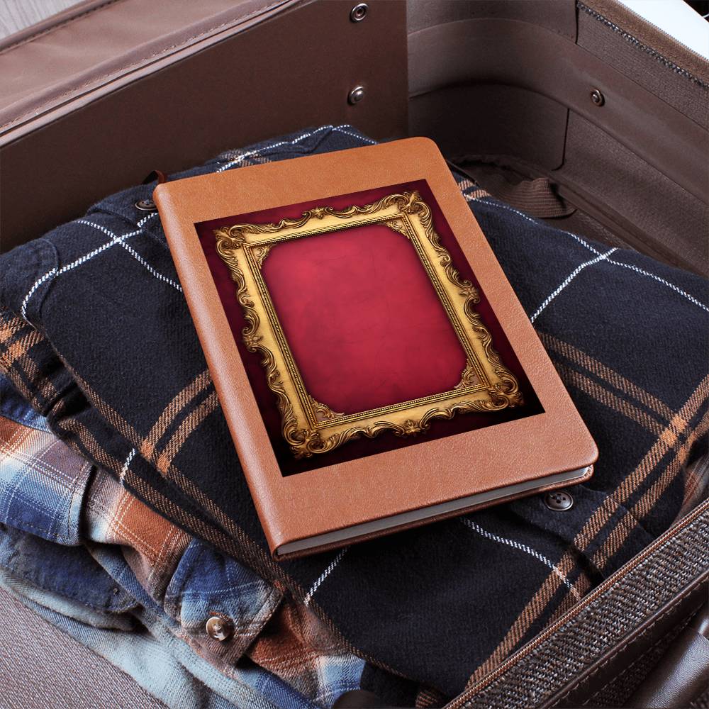 Ornate Gold Cover 056 - Vegan Leather Journal