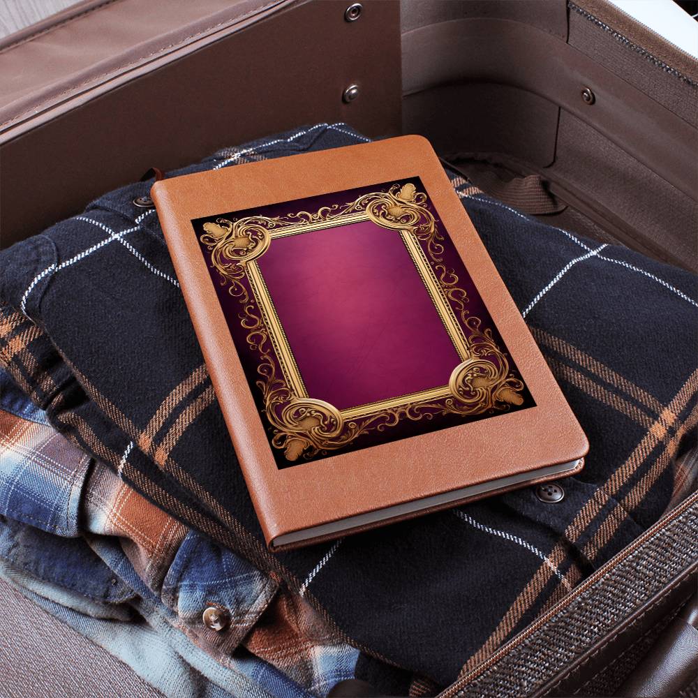 Ornate Gold Cover 029 - Vegan Leather Journal