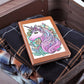 Cute Unicorn 090 - Vegan Leather Journal