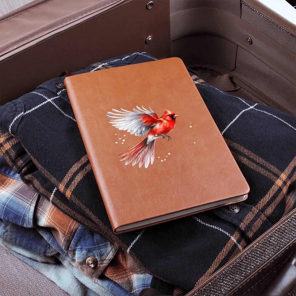 Christmas Cardinal 005 - Vegan Leather Journal