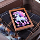 Cute Unicorn 042 - Vegan Leather Journal