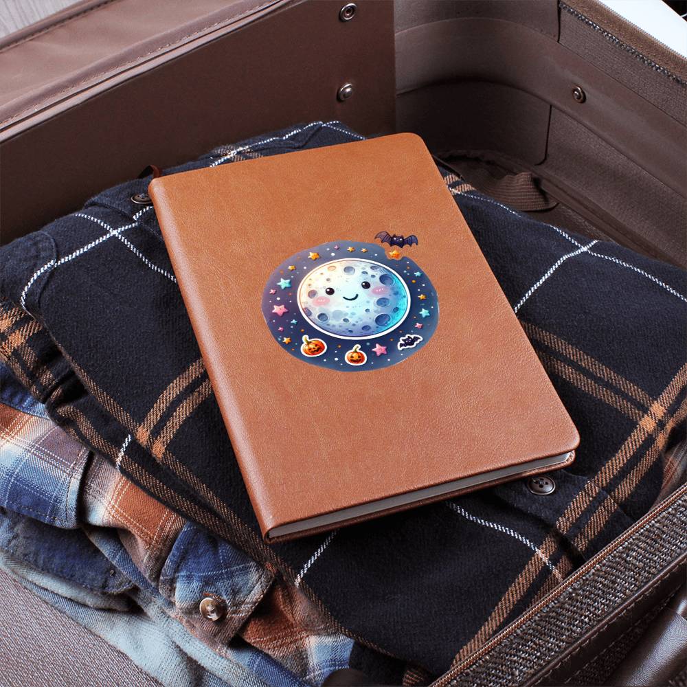 Cute Halloween Sticker 086 - Vegan Leather Journal