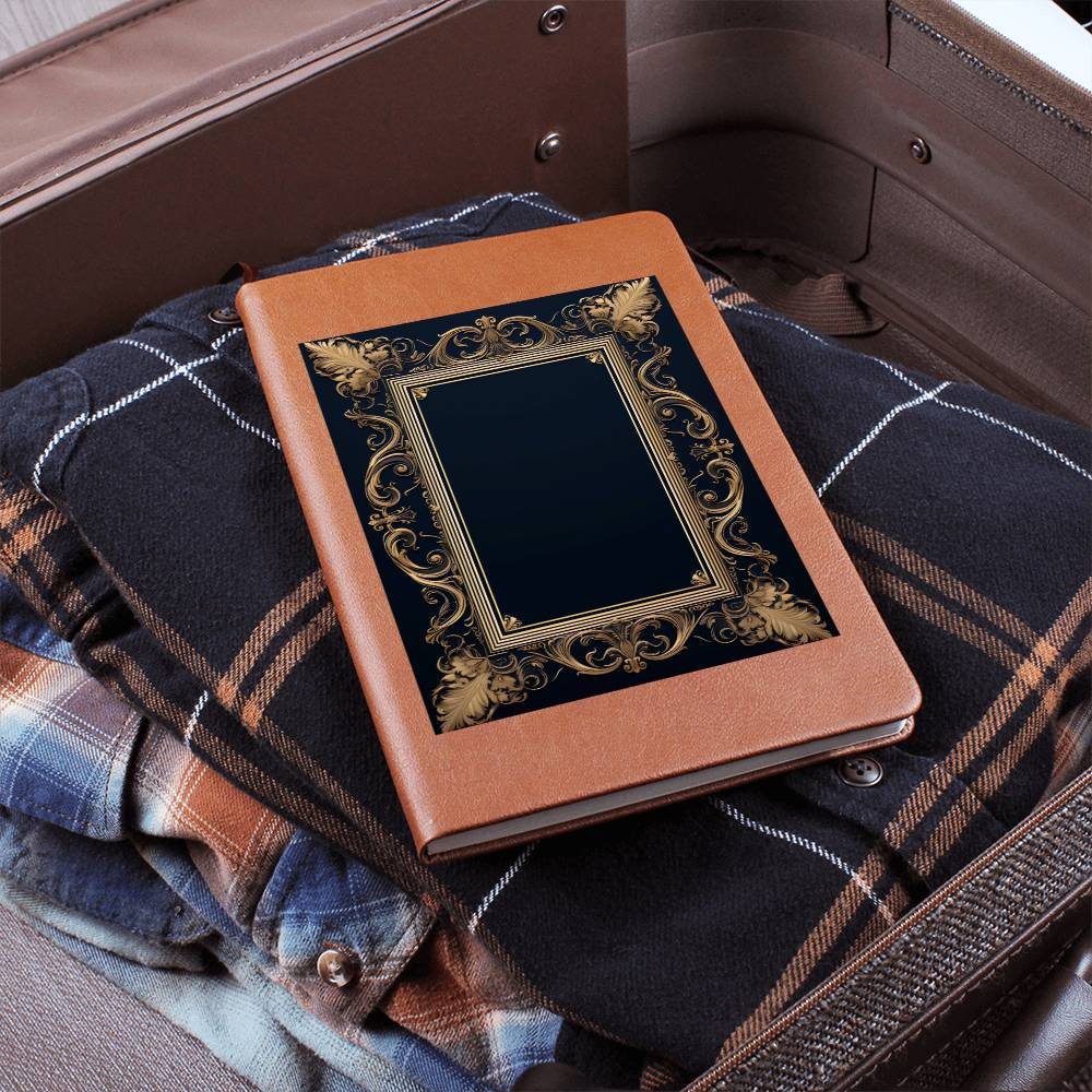 Ornate Gold Cover 112 - Vegan Leather Journal