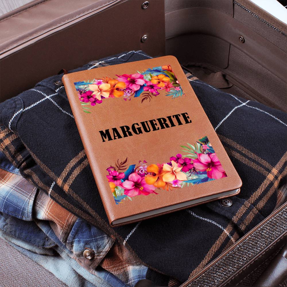 Marguerite (Tropical Flowers) - Vegan Leather Journal