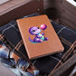 Colorful Baby Dinosaur 112 - Vegan Leather Journal