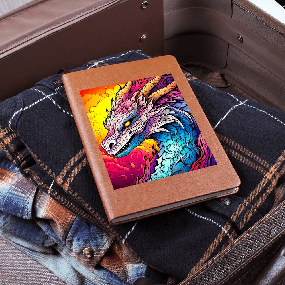 Majestic Dragon 003 - Vegan Leather Journal