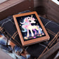 Cute Unicorn 062 - Vegan Leather Journal