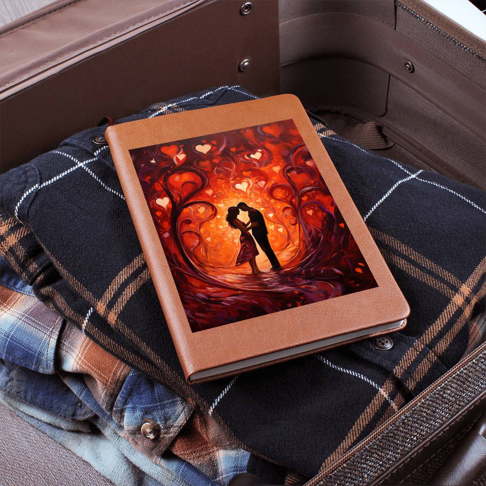 Valentine's Day Art 079 - Vegan Leather Journal