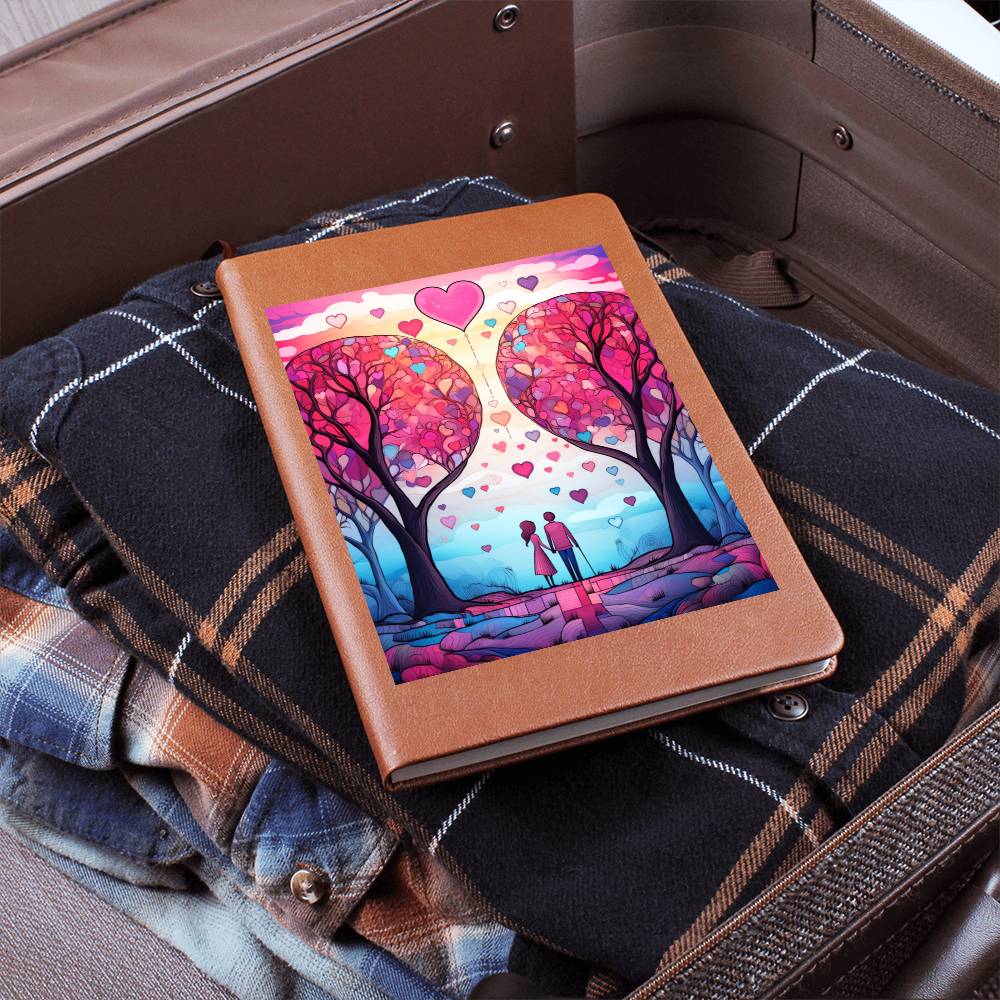 Valentine's Day Art 440 - Vegan Leather Journal