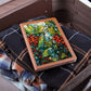 Christmas Stained Glass Design 030 - Vegan Leather Journal