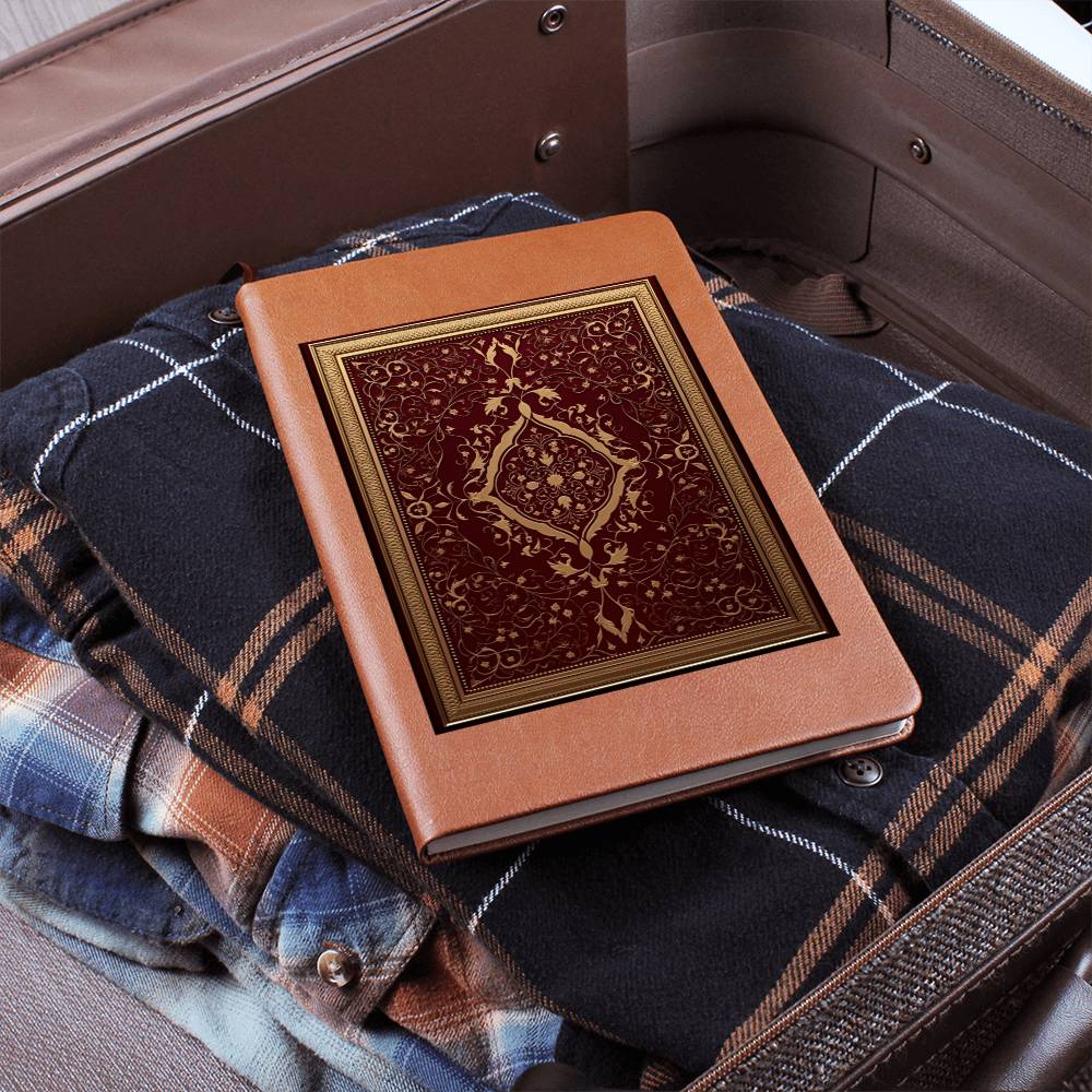 Ornate Gold Cover 087 - Vegan Leather Journal