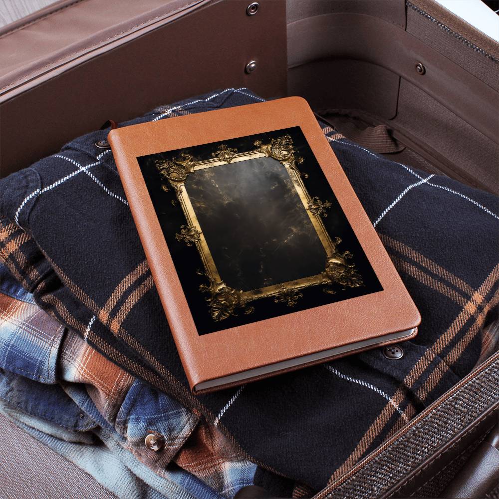 Ornate Gold Cover 027 - Vegan Leather Journal
