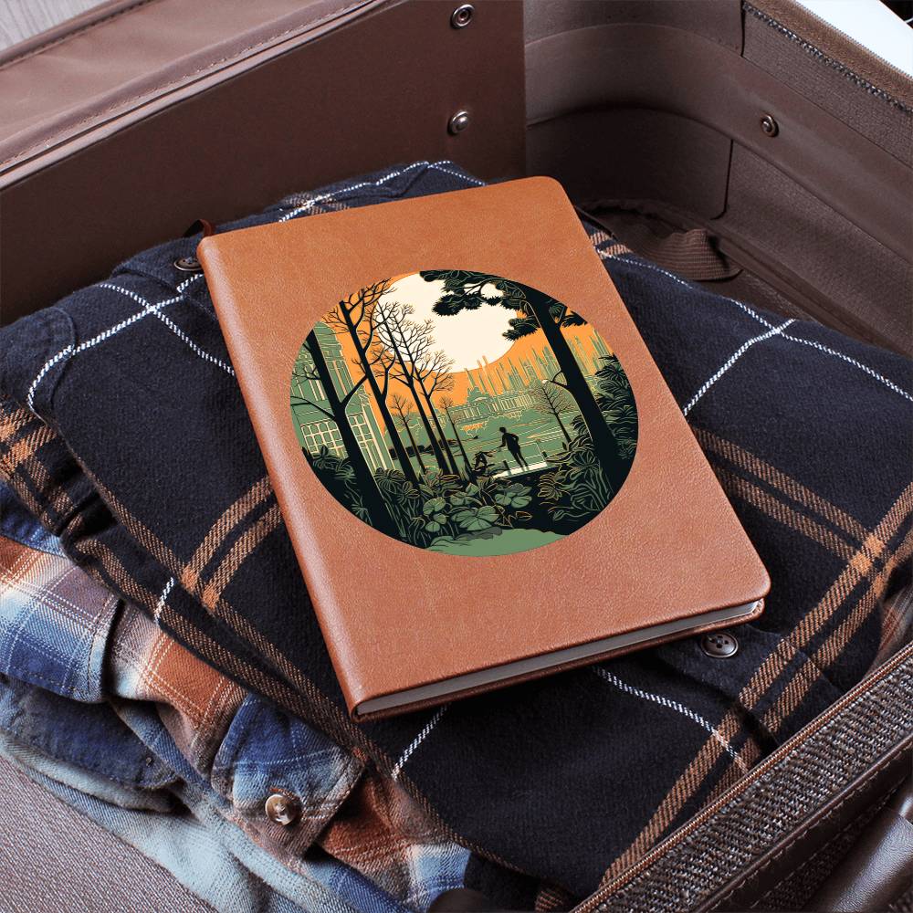 Minimalist BOHO Art 076 - Vegan Leather Journal