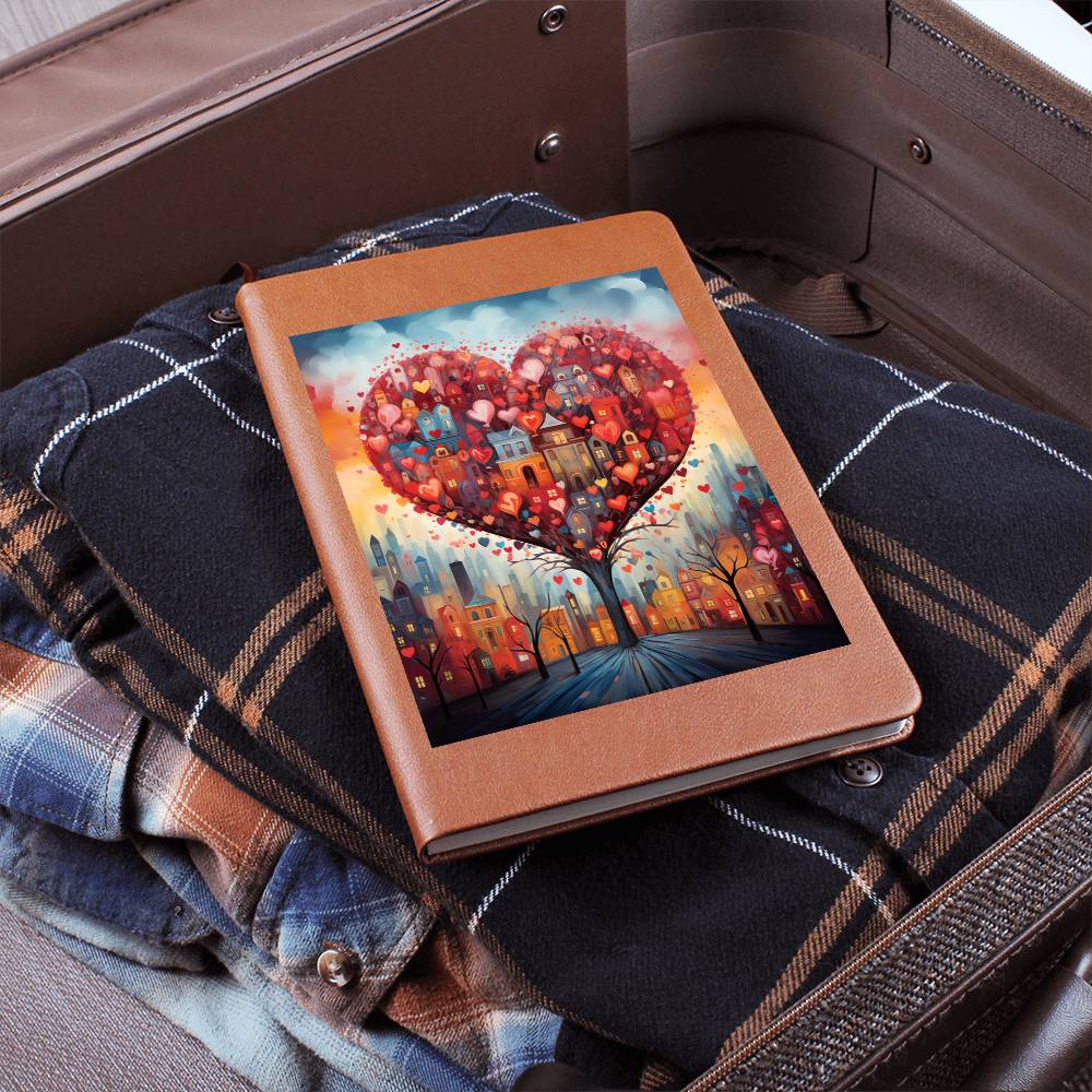 Valentine's Day Art 244 - Vegan Leather Journal