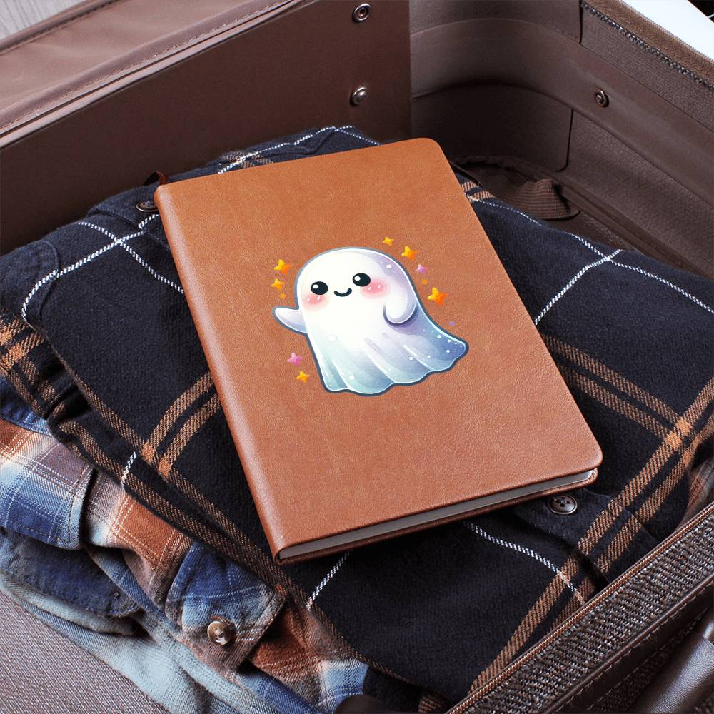 Cute Halloween Sticker 041 - Vegan Leather Journal