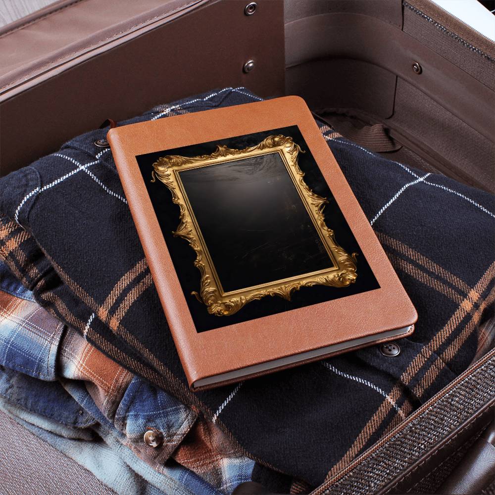 Ornate Gold Cover 026 - Vegan Leather Journal