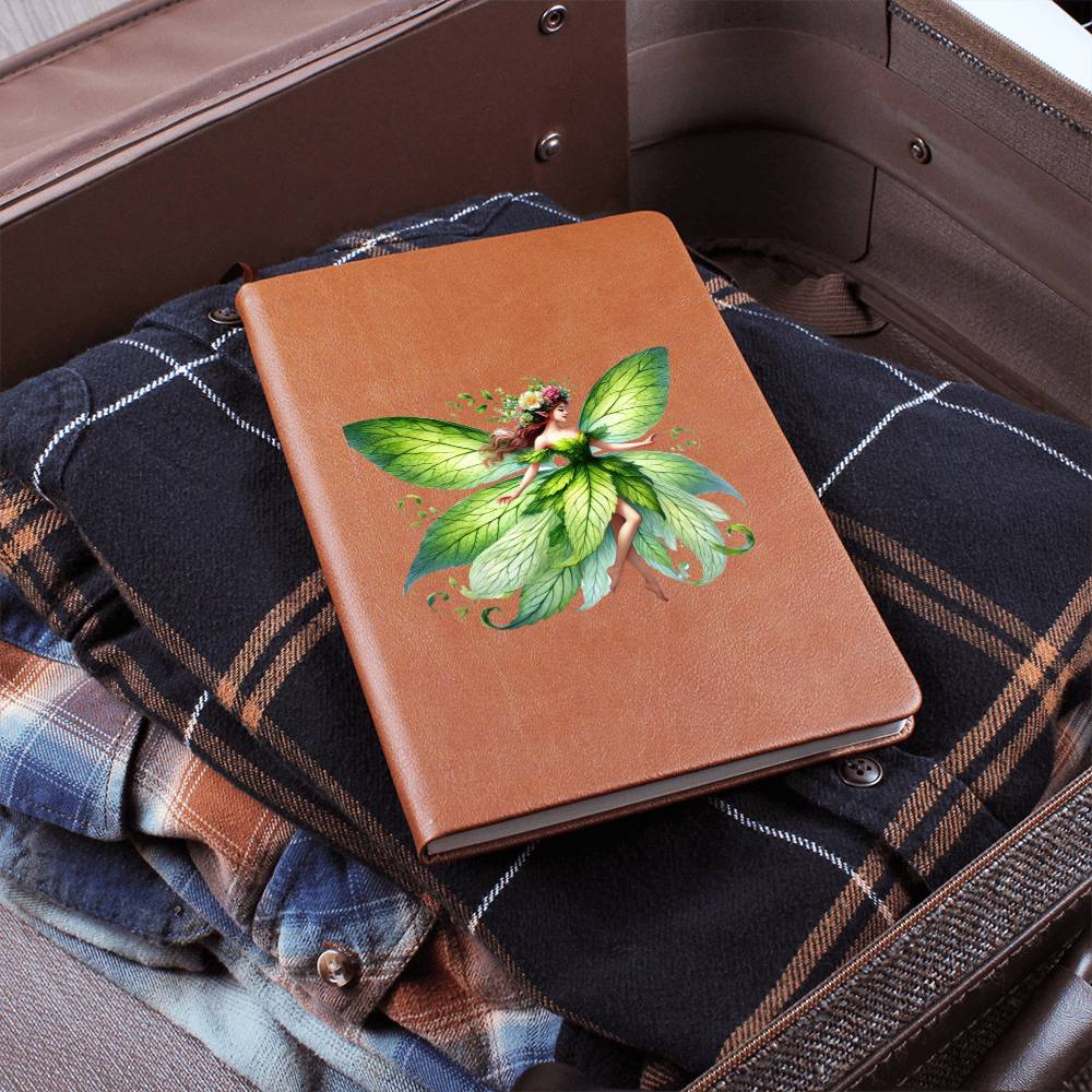 Magical Nature Forest Fairy 15 - Vegan Leather Journal