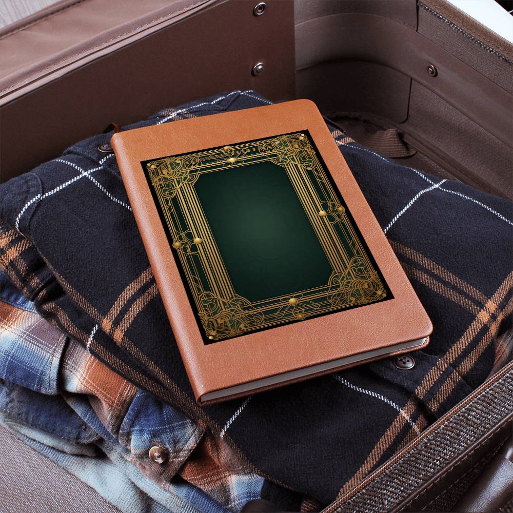 Ornate Gold Cover 097 - Vegan Leather Journal