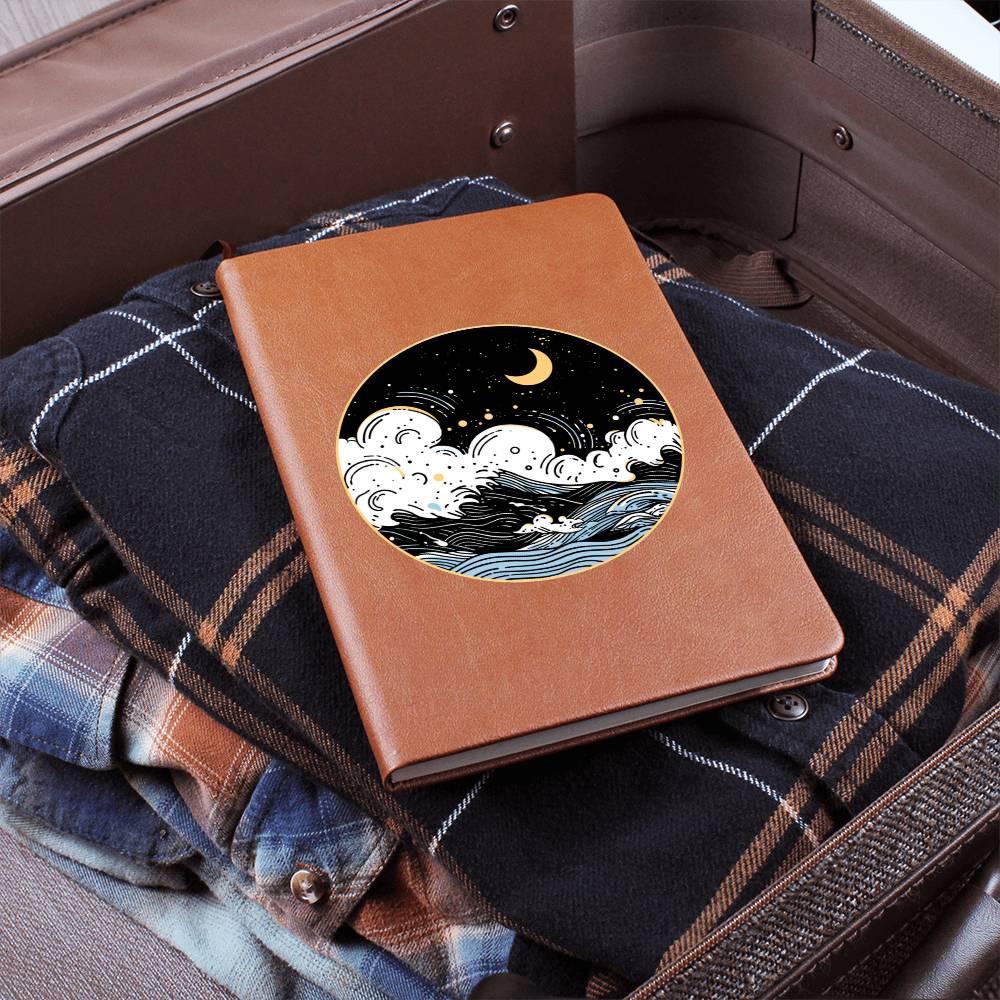 Minimalist BOHO Art 123 - Vegan Leather Journal
