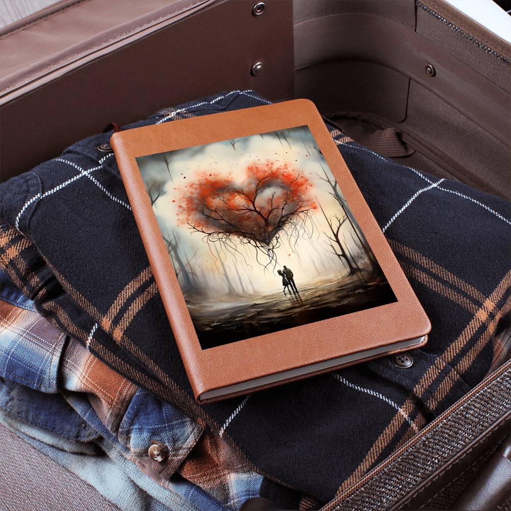 Valentine's Day Art 181 - Vegan Leather Journal