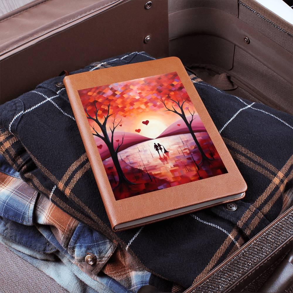 Valentine's Day Art 147 - Vegan Leather Journal