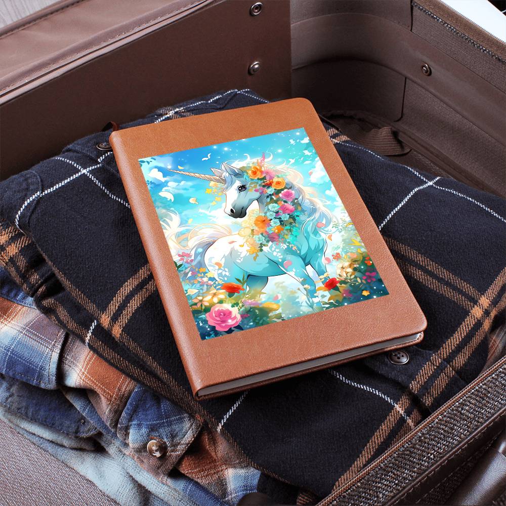 Cute Unicorn 003 - Vegan Leather Journal