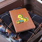 Colorful Baby Dinosaur 106 - Vegan Leather Journal