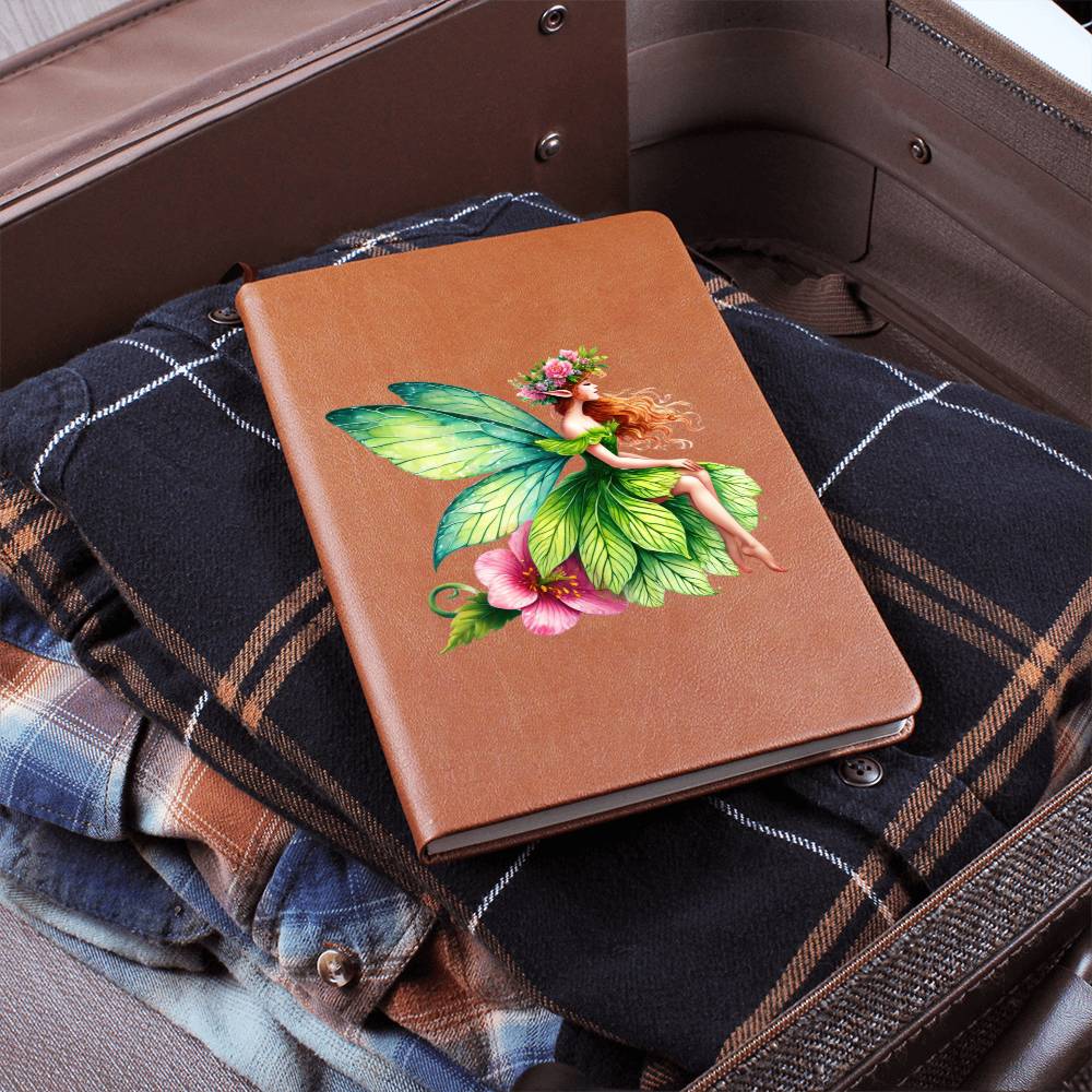 Magical Nature Forest Fairy 10 - Vegan Leather Journal