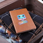 Cute Back to School Sticker 059 - Vegan Leather Journal