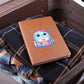 Cute Back to School Sticker 001 - Vegan Leather Journal