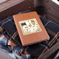Luxury Wedding Decor Sticker 039 - Vegan Leather Journal