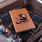 Valentine's Day Black Cat 078 - Vegan Leather Journal