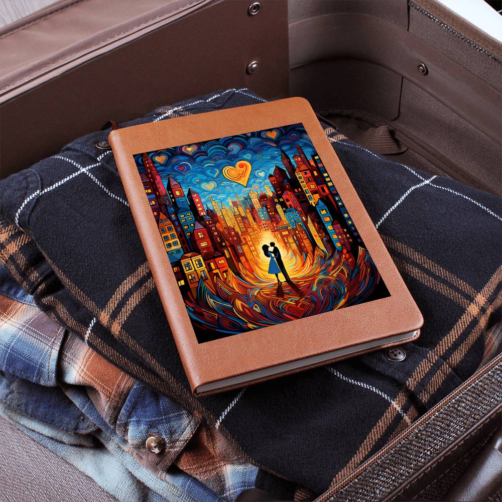 Valentine's Day Art 003 - Vegan Leather Journal
