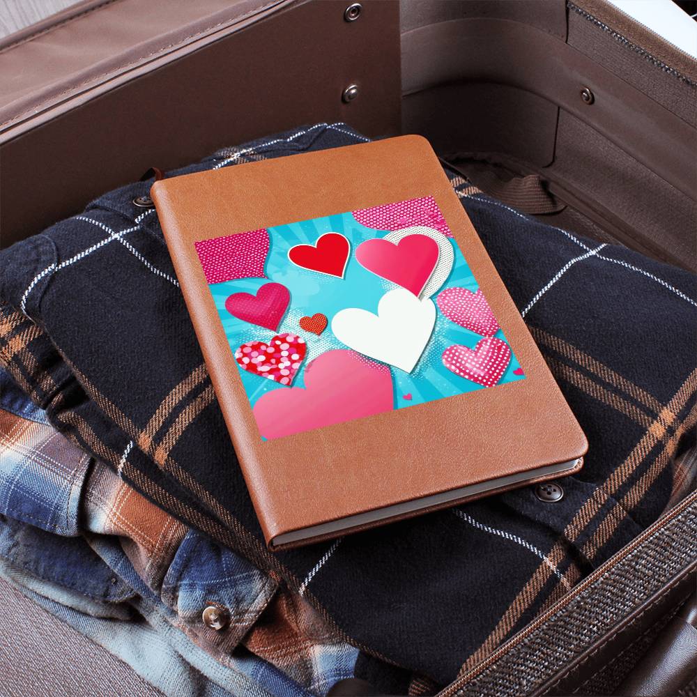 Valentine's Day Pop Art 11 - Vegan Leather Journal