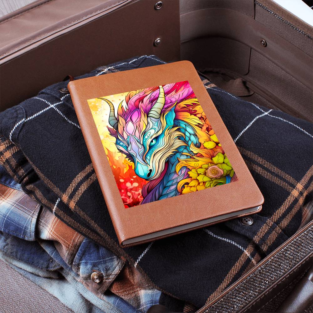 Majestic Dragon 016 - Vegan Leather Journal