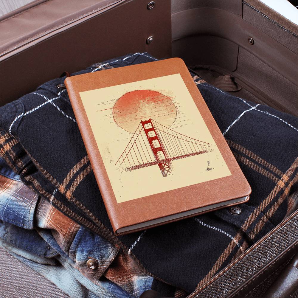 Minimalist BOHO Art 080 - Vegan Leather Journal