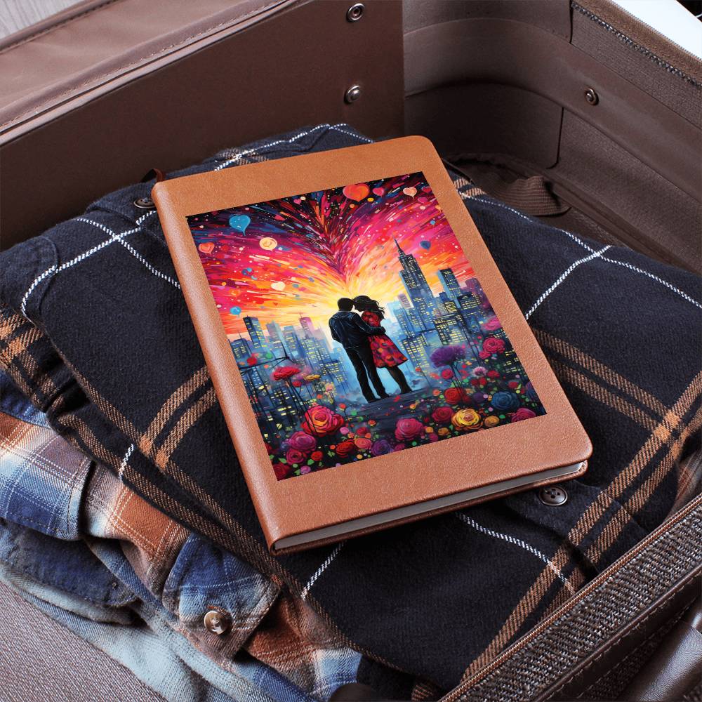 Valentine's Day Art 305 - Vegan Leather Journal