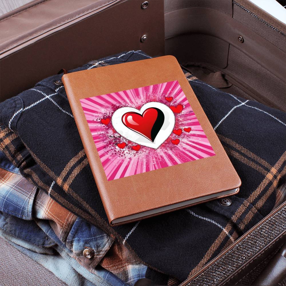 Valentine's Day Pop Art 06 - Vegan Leather Journal